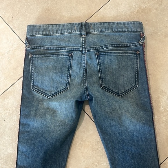 Free People Aztec Skinny Jeans Size 27 - Picture 6 of 7